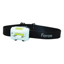 Фонарь налобный Feron TH2300 3хAAA 3W 1COB IP44 пластиковый 41679
