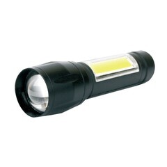 Фонарь Ultraflash E1337 аккумулятор 37 В черный XPE, COB LED 3 Вт 3 режима 14269