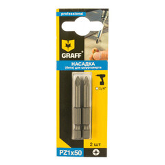 Бита PZ1x50 мм Graff (2 шт.) 310150