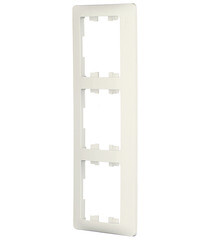 Рамка Systeme Electric Glossa трехместная белая (GSL000103) - фото 3