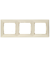 Изображение товара Рамка Legrand Valena трехместная слоновая кость (695633)