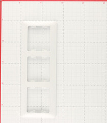 Рамка Systeme Electric Glossa трехместная белая (GSL000103) - фото 2