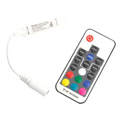 Контроллер для светодиодной ленты RGB Feron min (48032)12-24 В с пультом LD66