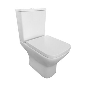 Унитаз-компакт Lavelly Aqua безободковый с горизонтальным выпуском с сиденьем полипропилен микролифт белый (835976)