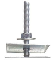 Анкер регулировочный оцинкованный М24 h200 150х150х4 мм - фото 3
