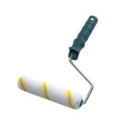 Мини-валик малярный с рукояткой гирпан ось 6 мм d15 мм 150 мм (06-01-0327)