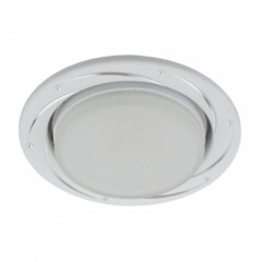 Светильник встраиваемый GX53 серебро ЭРА KL 77 AL/WH /1 (Б0048963) белый