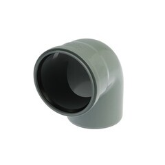 Отвод Флекстрон d110 мм 90° пластиковый для внутренней канализации