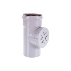 Ревизия Флекстрон d110 мм пластиковая для внутренней канализации