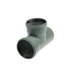 Тройник Флекстрон d110 мм 90° пластикойвый для внутренней канализации