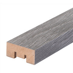 Декоративная рейка МДФ 35х16х2700 мм дуб серый Стильный Дом - фото 1