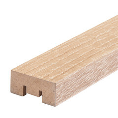 Декоративная рейка МДФ 35х16х2700 мм дуб сонома Стильный Дом - фото 1