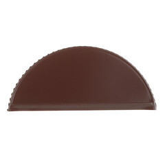 Заглушка торцевая 220х110 мм коричневая RAL 8017 - фото 3