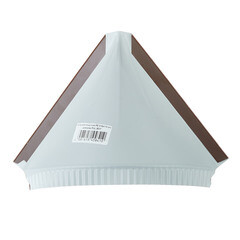 Заглушка конусная 310х110 мм коричневая RAL 8017 - фото 3