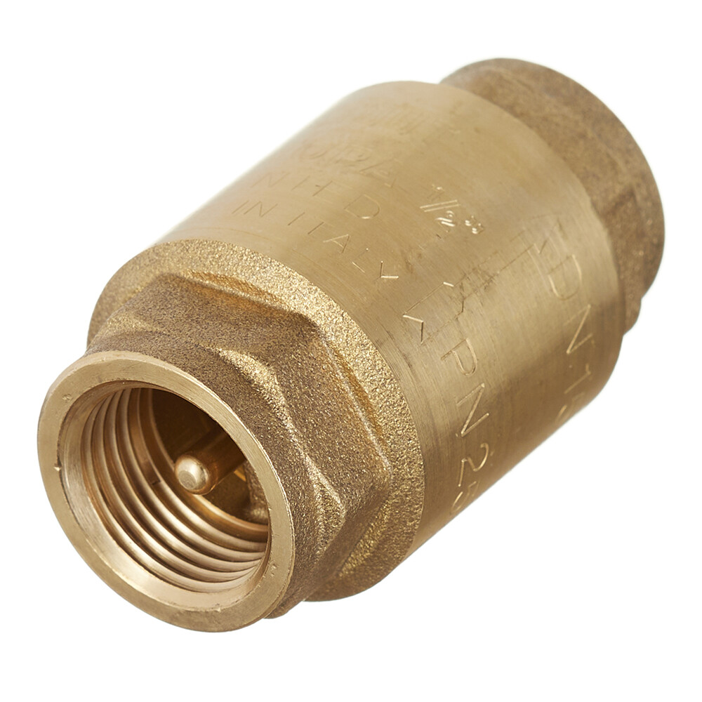 Изображение товара Клапан обратный Stout 1/2 ВР муфтовый латунь для водоснабжения Италия