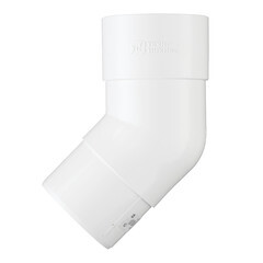 Колено трубы Технониколь пластиковое d82 мм 135° белое RAL 9003 - фото 7