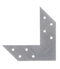 Изображение товара Соединитель угловой оцинкованный 120х120х35х2 мм