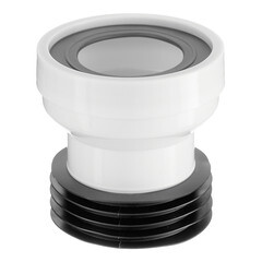 Изображение товара Труба фановая АНИ пласт d110 мм пластиковая переходная для унитаза (W1218)