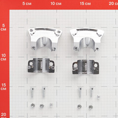 Держатель для панели односторонний к системе Joker d25 мм хром - фото 2
