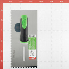 Гладилка зубчатая Wenzo 280х130 мм зуб 4х4 мм с эргономичной ручкой - фото 2