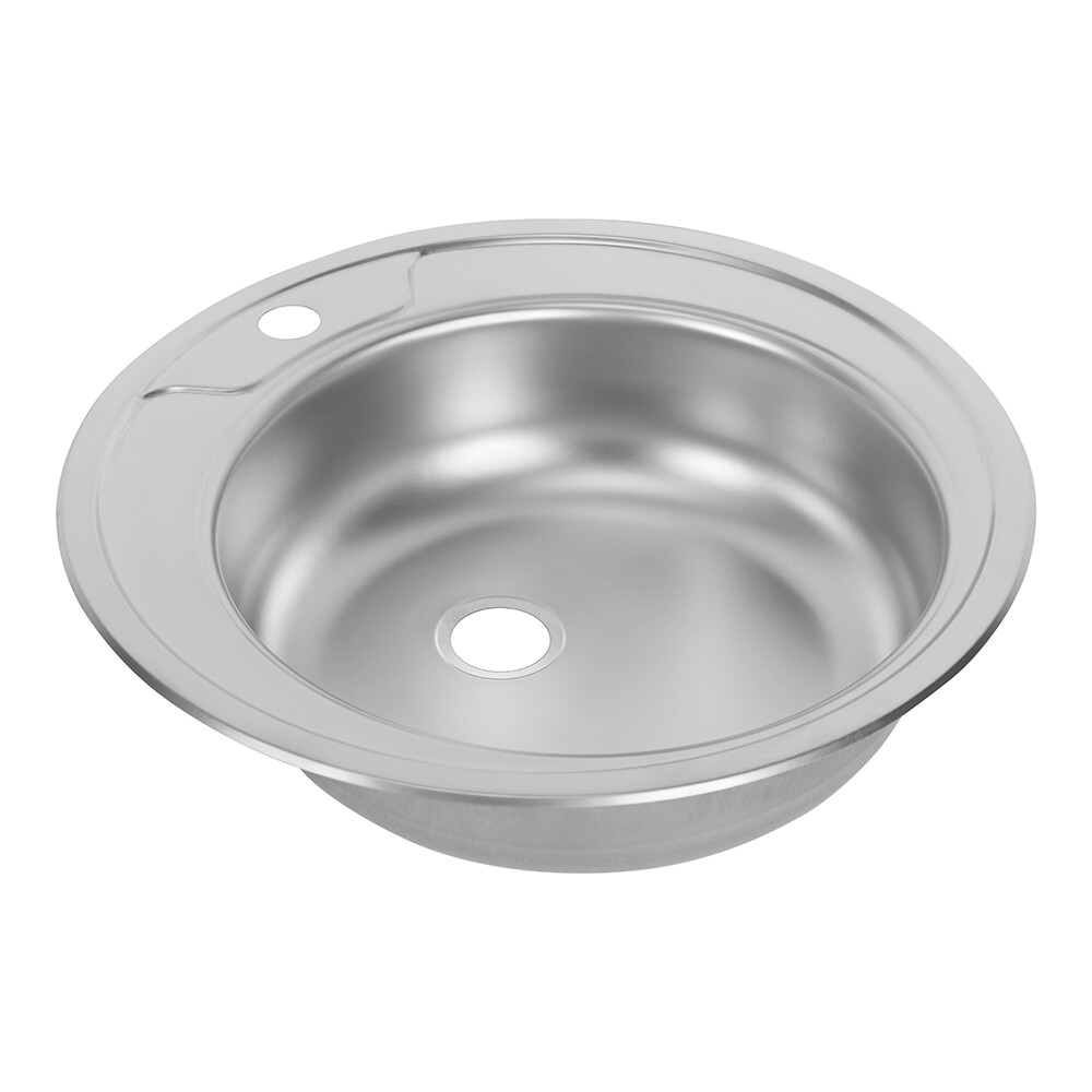 Изображение товара Мойка для кухни Ukinox Nord d50х14 см врезная сталь Nr D500 (0,4)