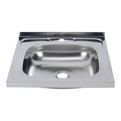 Мойка для кухни Ukinox Nord 50х50х13 см накладная с сифоном сталь (Nr 500х500 (0,4)/G106DIY) - фото 6