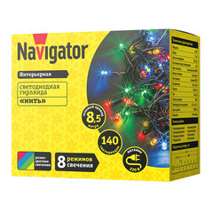 Гирлянда светодиодная Navigator Нить мультиколор 8,5 м (61 814) - фото 2