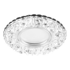 Светильник встраиваемый G5.3 MR16 50 Вт 4000K Feron CD905 с подсветкой 15LED (28848)