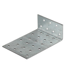 Уголок соединительный оцинкованный 40х120х80х2 мм - фото 1