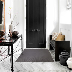 Коврик универсальный Еvaline ЭВА Соты 80х60 см серый - фото 4