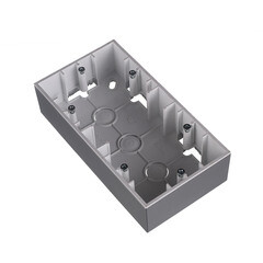 Коробка монтажная Simon 15 двухместная накладная алюминий (1590752-033) - фото 2