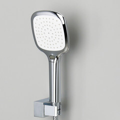 Смеситель для ванны WasserKraft Aller White белый/хром однорычажный с коротким изливом с лейкой (1061W) - фото 4