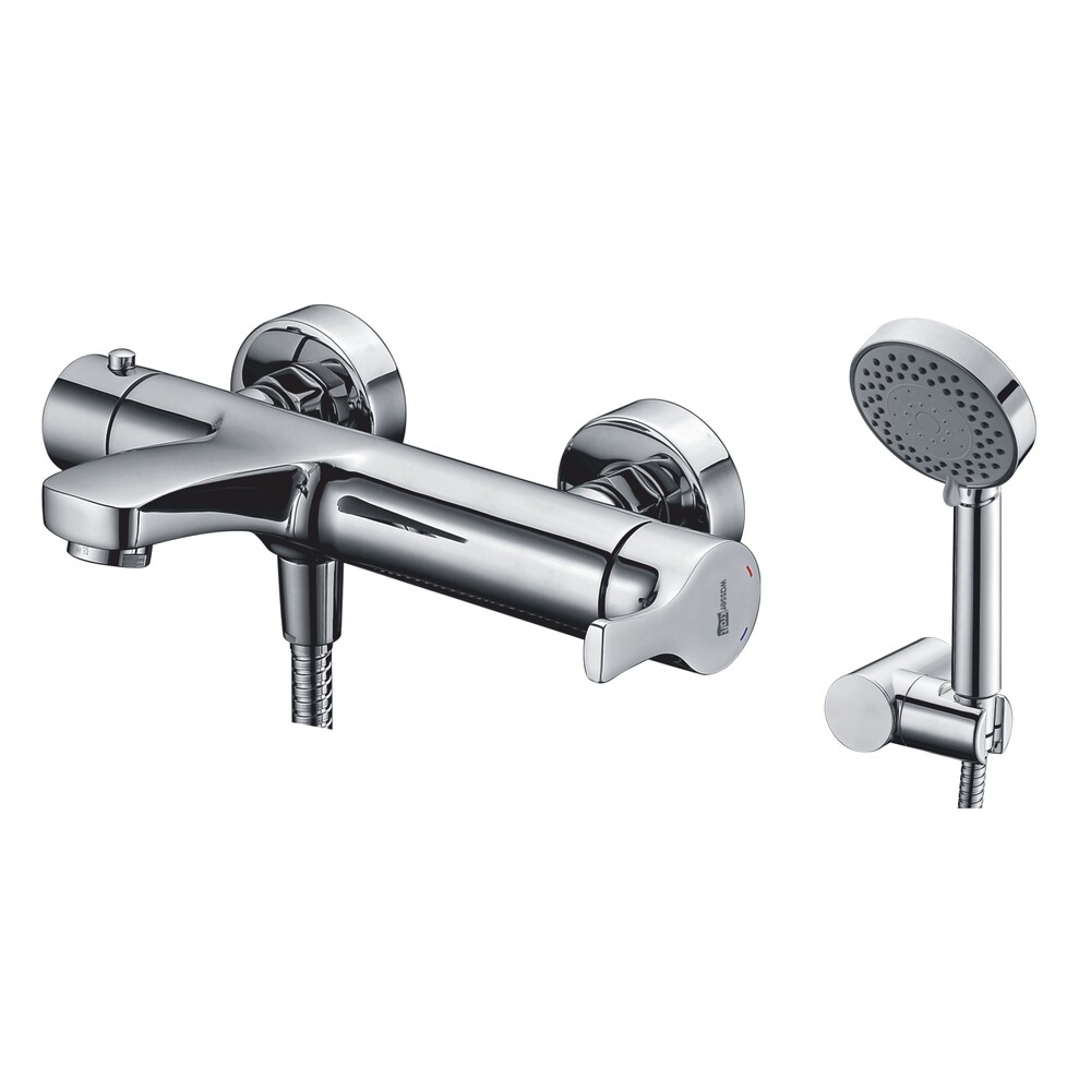 Смеситель для ванны WasserKraft Berkel хром однорычажный с коротким изливом с лейкой (4801)