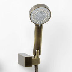 Смеситель для ванны WasserKraft Exter бронза однорычажный с коротким изливом с лейкой (1601) - фото 3