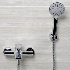 Смеситель для ванны WasserKraft Lopau хром однорычажный с коротким изливом с лейкой (3201) - фото 2