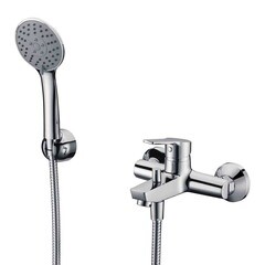 Смеситель для ванны WasserKraft Rhin хром однорычажный с коротким изливом с лейкой (4401)