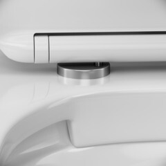 Унитаз подвесной AM.PM Joy безободковый с сиденьем дюропласт микролифт (C851700SC) - фото 4