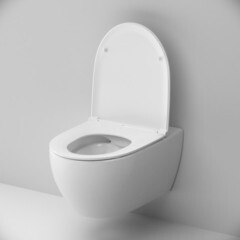 Унитаз подвесной AM.PM Awe безободковый с сиденьем дюропласт микролифт (C111700SC) - фото 6