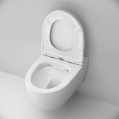 Унитаз подвесной AM.PM Awe безободковый с сиденьем дюропласт микролифт (C111700SC) - фото 7