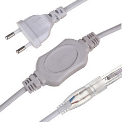 Лента светодиодная SMD 3528 синий свет 220 В 4,8 Вт/м 20 м IP67 Navigator (14513) - фото 3