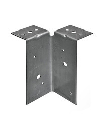 Опора столба универсальная оцинкованная 145х65х50х2 мм - фото 4