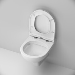 Унитаз подвесной AM.PM Gem FlashClean безободковый с сиденьем дюропласт микролифт (C901700SC) - фото 2