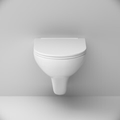 Унитаз подвесной AM.PM Gem FlashClean безободковый с сиденьем дюропласт микролифт (C901700SC) - фото 6