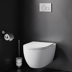 Унитаз подвесной AM.PM Awe FlashClean безободковый без сиденья (C111700WH) - фото 10