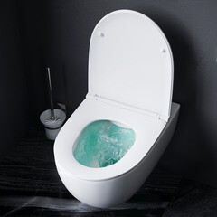 Унитаз подвесной AM.PM Awe FlashClean безободковый без сиденья (C111700WH) - фото 9