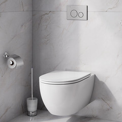 Унитаз подвесной AM.PM Awe FlashClean безободковый без сиденья (C111700WH) - фото 7