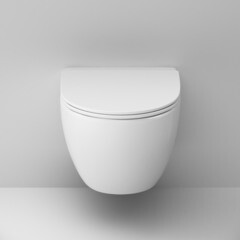 Унитаз подвесной AM.PM Awe FlashClean безободковый без сиденья (C111700WH) - фото 8