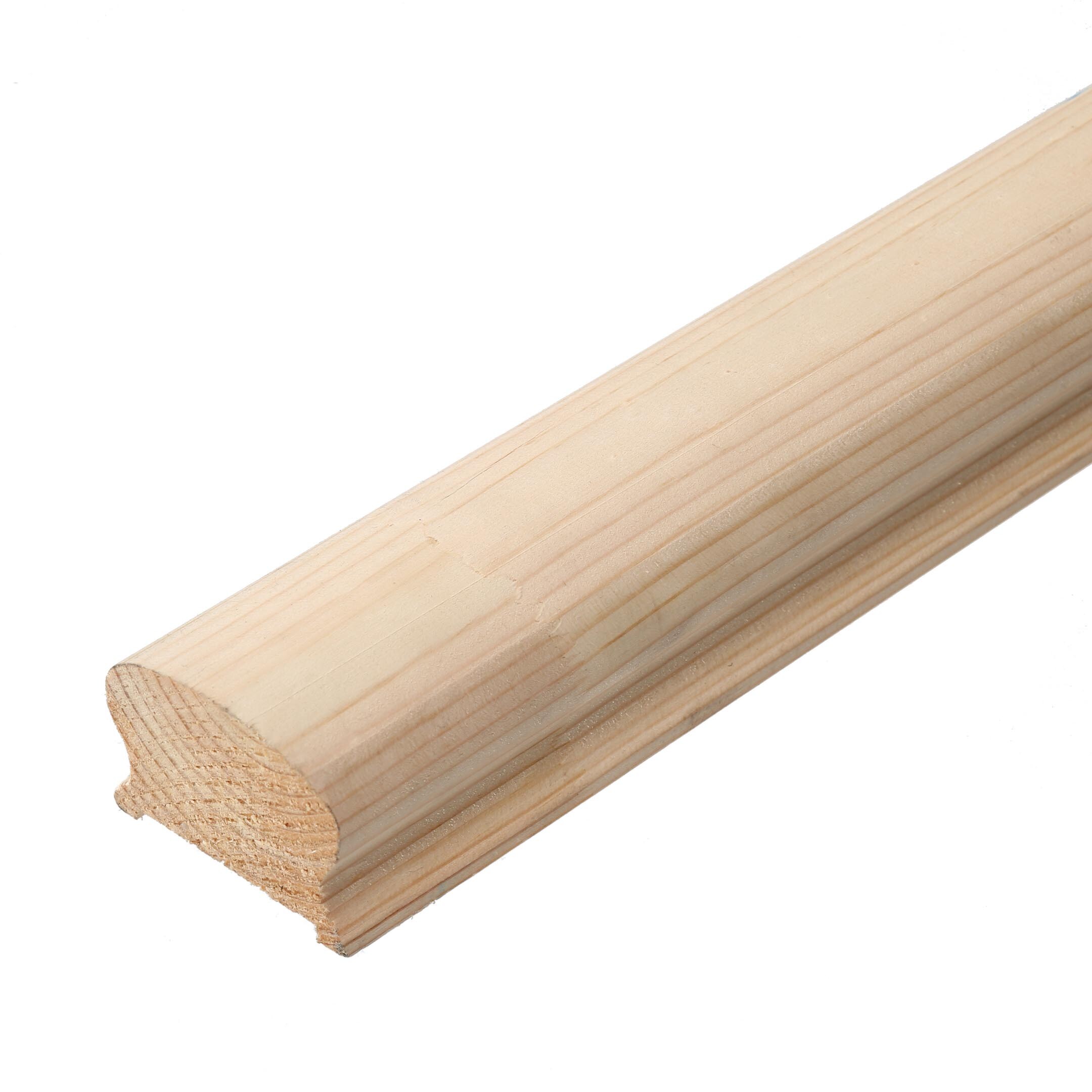 Изображение товара Деревянный поручень 44х67х3000 мм клееный Экстра для лестниц и балконов