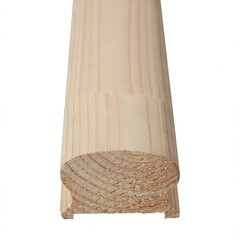 Поручень 44х67х3000 мм деревянный сорт Экстра клееный - фото 2