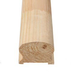 Поручень 45х60х3000 мм деревянный сорт А клееный - фото 2